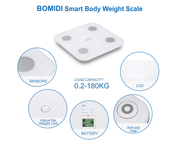 ترازو دیجیتال ھوشمند شیائومی مدل Bomidi S1