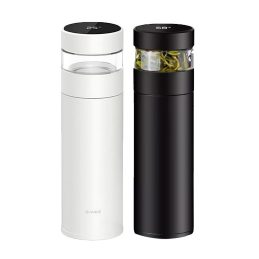 فلاسک شیائومی دماسنج دار و قابل حمل مدل Xiaomi Quange Smart Mug H8133
