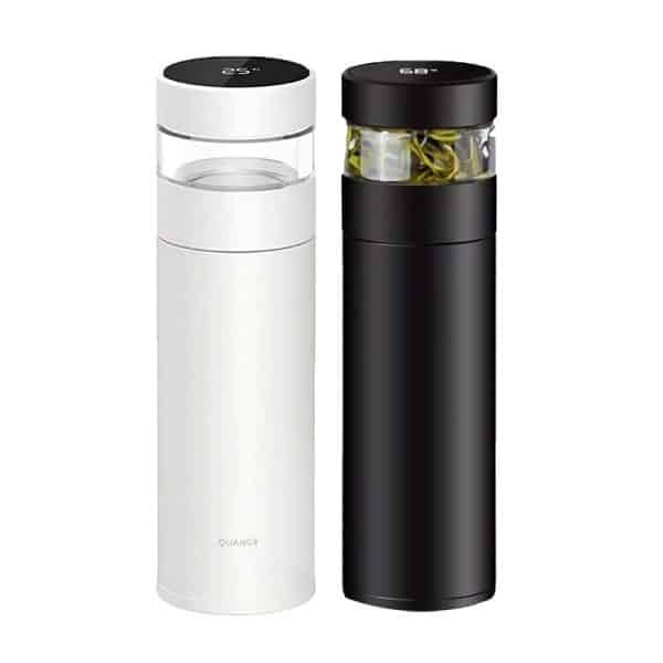فلاسک شیائومی دماسنج دار و قابل حمل مدل Xiaomi Quange Smart Mug H8133